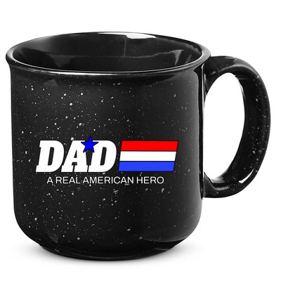 Dad A Real American Hero 15oz Campfire Ceramic Mug
