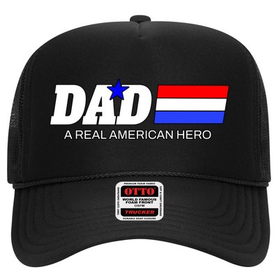 Dad A Real American Hero Trucker Hat