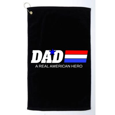 Dad A Real American Hero Platinum Collection Golf Towel