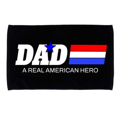 Dad A Real American Hero Microfiber Hand Towel