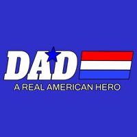 Dad A Real American Hero 16 in Basic Backpack