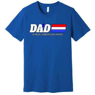 Dad A Real American Hero Premium T-Shirt