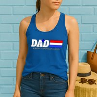 Dad A Real American Hero Womens Tank Top