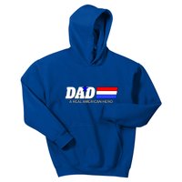 Dad A Real American Hero Kids Hoodie