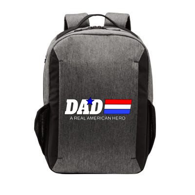 Dad A Real American Hero Vector Backpack