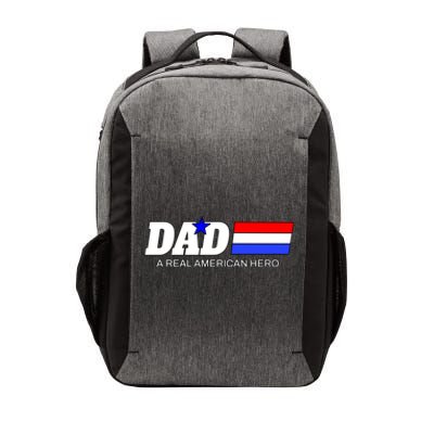 Dad A Real American Hero Vector Backpack