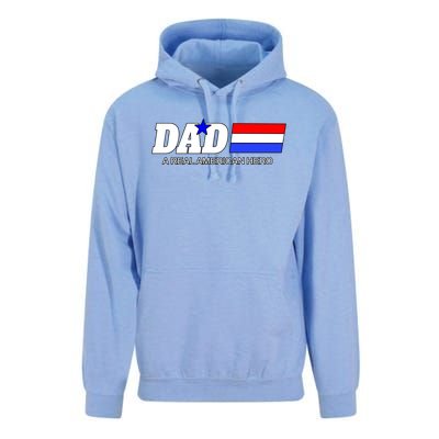 Dad A Real American Hero Unisex Surf Hoodie