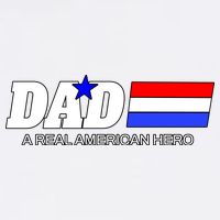 Dad A Real American Hero Garment-Dyed Sweatshirt