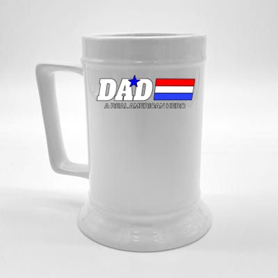 Dad A Real American Hero Beer Stein