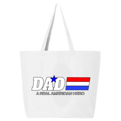 Dad A Real American Hero 25L Jumbo Tote