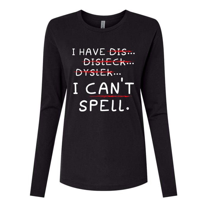 Dyslexia Awareness Reading Disorder Learning Disability Womens Cotton Relaxed Long Sleeve T-Shirt