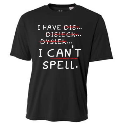 Dyslexia Awareness Reading Disorder Learning Disability Cooling Performance Crew T-Shirt