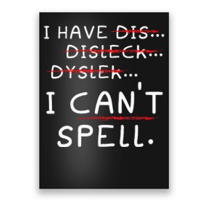 Dyslexia Awareness Reading Disorder Learning Disability Poster