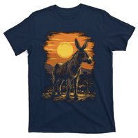 Donkey Animal Retro Style Graphic Tee for Boy Girl T-Shirt