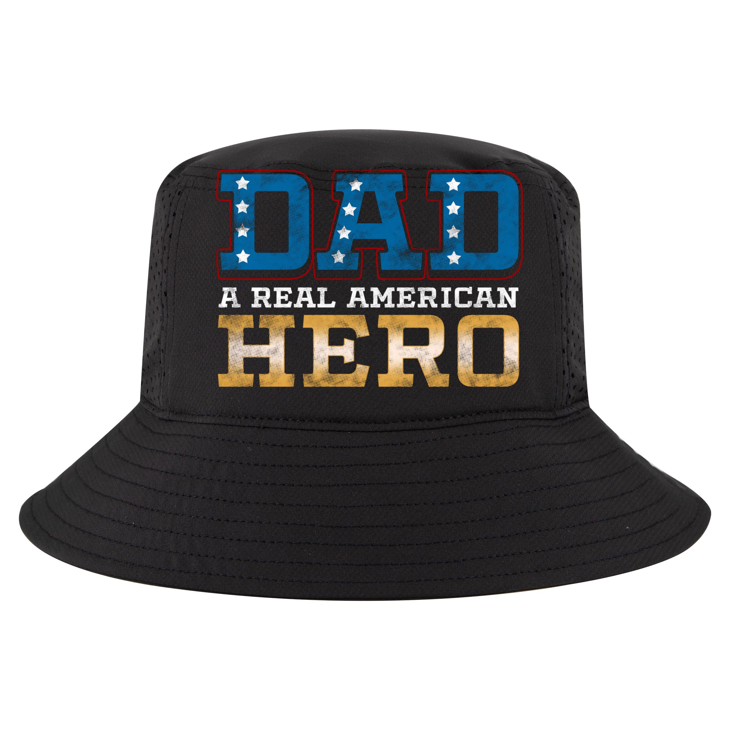 Dad A Real American Hero Gift Funny Gift T-Shirt