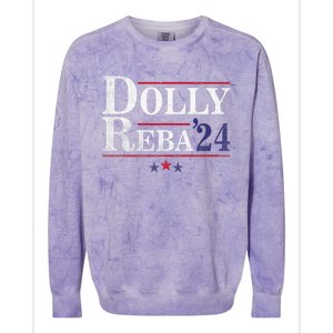 Dolly And Reba 2024 Trendy Design Colorblast Crewneck Sweatshirt