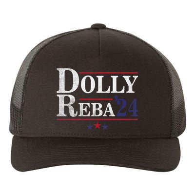 Dolly And Reba 2024 Trendy Design Yupoong Adult 5-Panel Trucker Hat