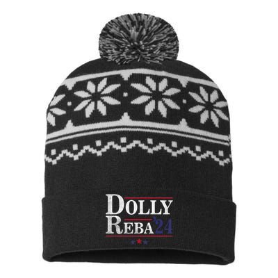 Dolly And Reba 2024 Trendy Design USA-Made Snowflake Beanie