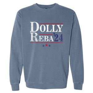 Dolly And Reba 2024 Trendy Design Garment-Dyed Sweatshirt