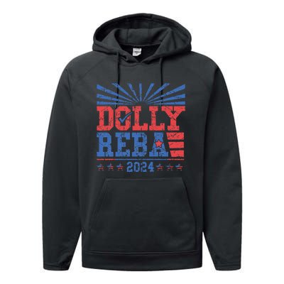 Dolly And Reba 2024 Performance Fleece Hoodie