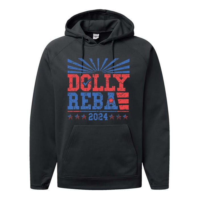 Dolly And Reba 2024 Performance Fleece Hoodie