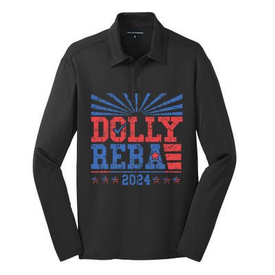 Dolly And Reba 2024 Silk Touch Performance Long Sleeve Polo