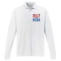 Dolly And Reba 2024 Funny Gift Performance Long Sleeve Polo