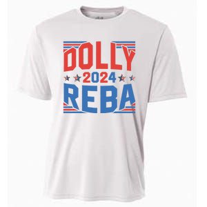 Dolly And Reba 2024 Funny Gift Cooling Performance Crew T-Shirt