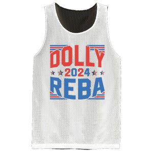 Dolly And Reba 2024 Funny Gift Mesh Reversible Basketball Jersey Tank