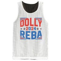 Dolly And Reba 2024 Funny Gift Mesh Reversible Basketball Jersey Tank