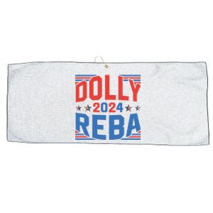 Dolly And Reba 2024 Funny Gift Large Microfiber Waffle Golf Towel