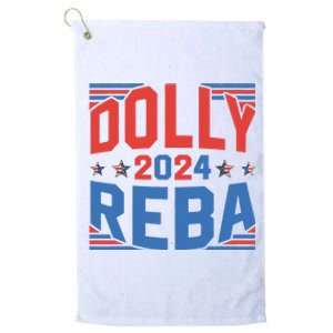 Dolly And Reba 2024 Funny Gift Platinum Collection Golf Towel