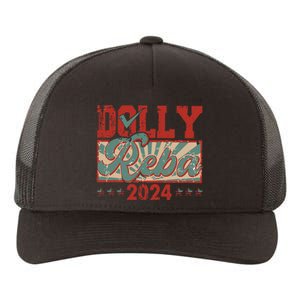 Dolly And Reba 2024 For President Dolly Reba Yupoong Adult 5-Panel Trucker Hat