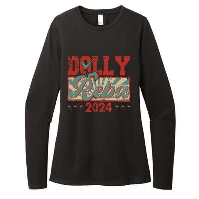 Dolly And Reba 2024 For President Dolly Reba Womens CVC Long Sleeve Shirt