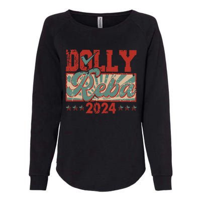 Dolly And Reba 2024 For President Dolly Reba Womens California Wash Sweatshirt