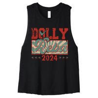 Dolly And Reba 2024 For President Dolly Reba Women's Racerback Cropped Tank