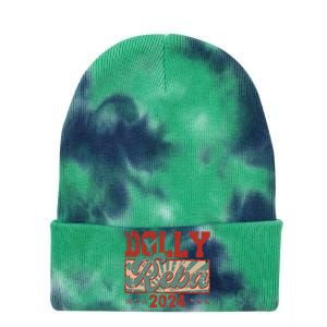 Dolly And Reba 2024 For President Dolly Reba Tie Dye 12in Knit Beanie