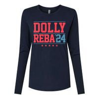 Dolly And Reba '24 Womens Cotton Relaxed Long Sleeve T-Shirt