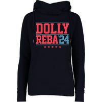 Dolly And Reba '24 Womens Funnel Neck Pullover Hood