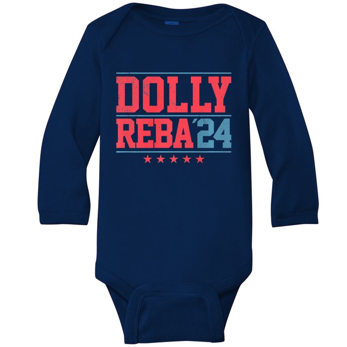 Dolly And Reba '24 Baby Long Sleeve Bodysuit