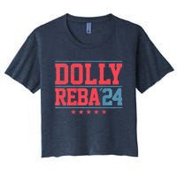 Dolly And Reba '24 Women's Crop Top Tee