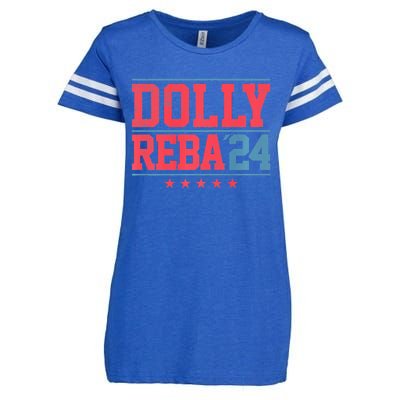 Dolly And Reba '24 Enza Ladies Jersey Football T-Shirt