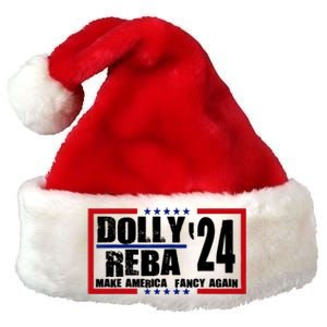 Dolly And Reba 2024 Make America Fancy Again Premium Christmas Santa Hat