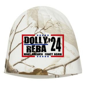 Dolly And Reba 2024 Make America Fancy Again Kati - Camo Knit Beanie