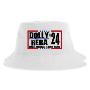 Dolly And Reba 2024 Make America Fancy Again Sustainable Bucket Hat