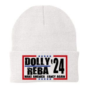 Dolly And Reba 2024 Make America Fancy Again Knit Cap Winter Beanie