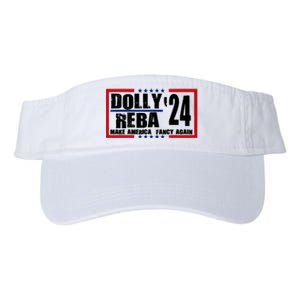 Dolly And Reba 2024 Make America Fancy Again Valucap Bio-Washed Visor