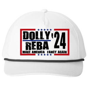 Dolly And Reba 2024 Make America Fancy Again Snapback Five-Panel Rope Hat