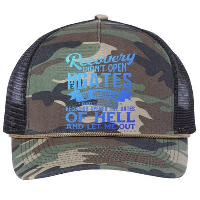 Drug Addiction Recovery Quote Sobriety 12 Steps Aa Gift Retro Rope Trucker Hat Cap