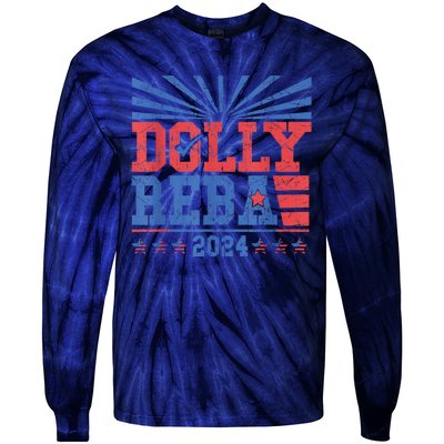 Dolly And Reba 2024 Tie-Dye Long Sleeve Shirt